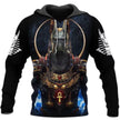 Men's Gothic Printed Street Fashion Classic Hoodie Pullover