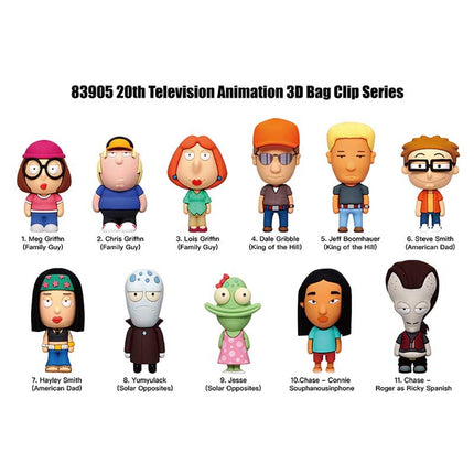 20th Television Animation Series 2 Mystery 3D Foam Bag Clip