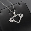 Women Fashion Angel love pendant Necklace Gold Silver