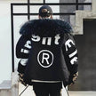Winter padded coat Huge fur lined parka winter coat jacket for men warmest winter coats