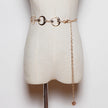 Women's Moon Star Belly Chain – Gold & Silver Metal Body Chain Jewelry
