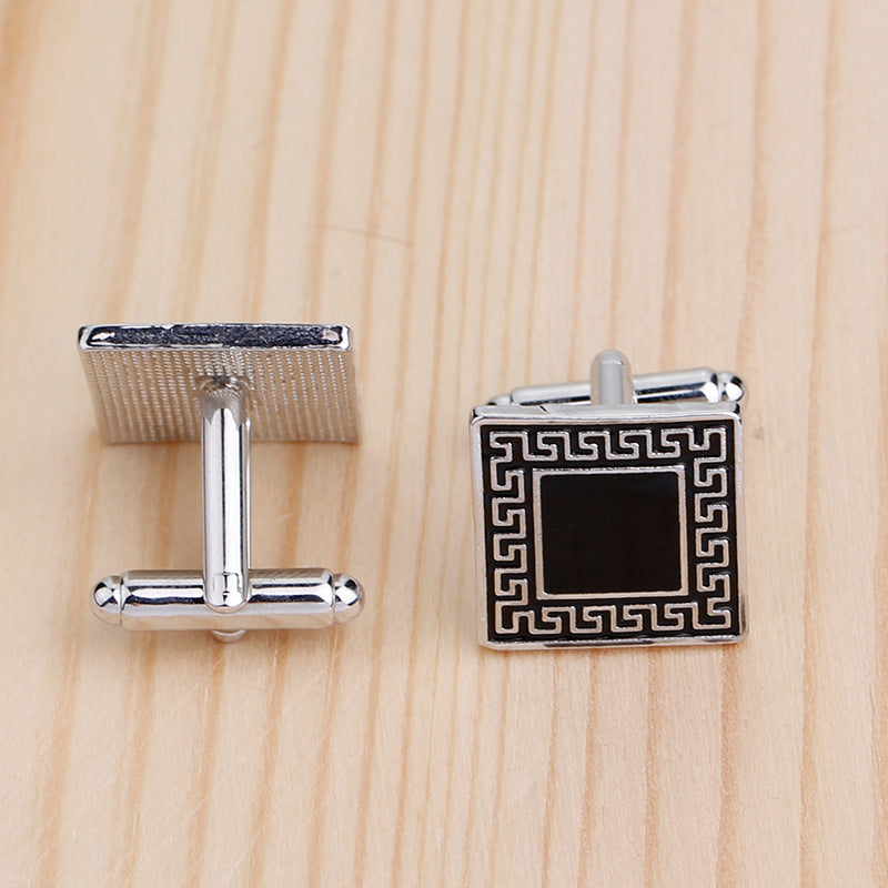 Men's French Shirt Cufflinks – 8 Styles Metal & Velvet Business Cufflinks | Canada & USA
