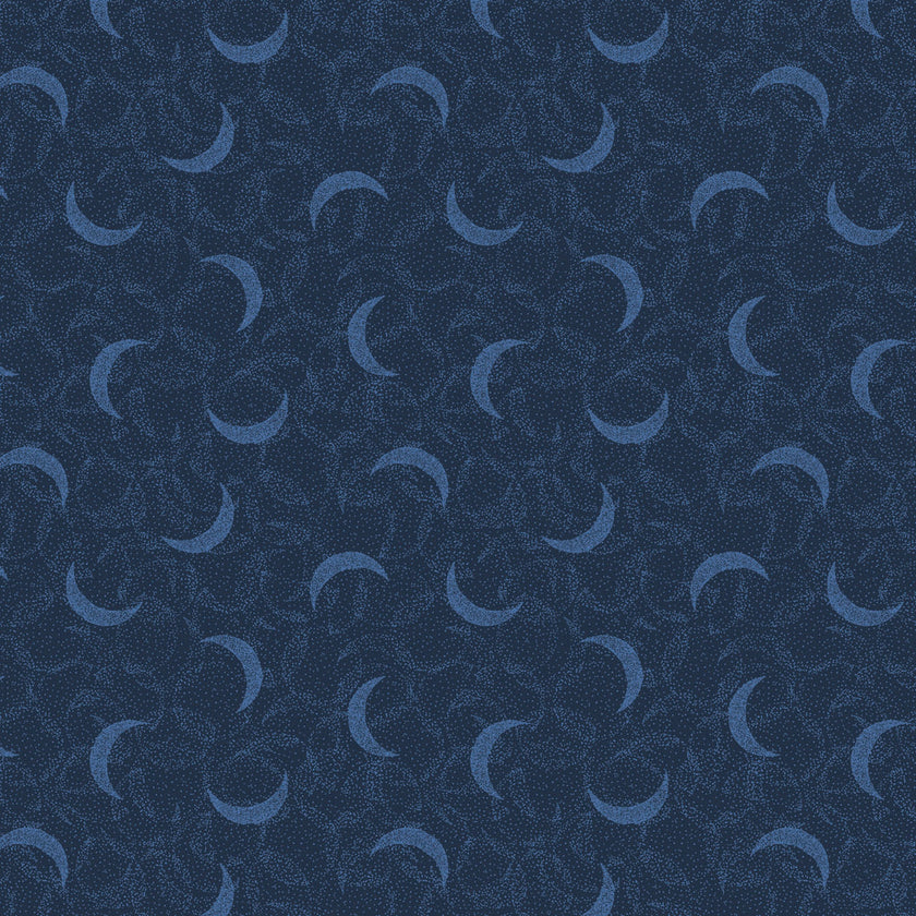 Celeste - Camelot Fabrics - Moondust - Navy
