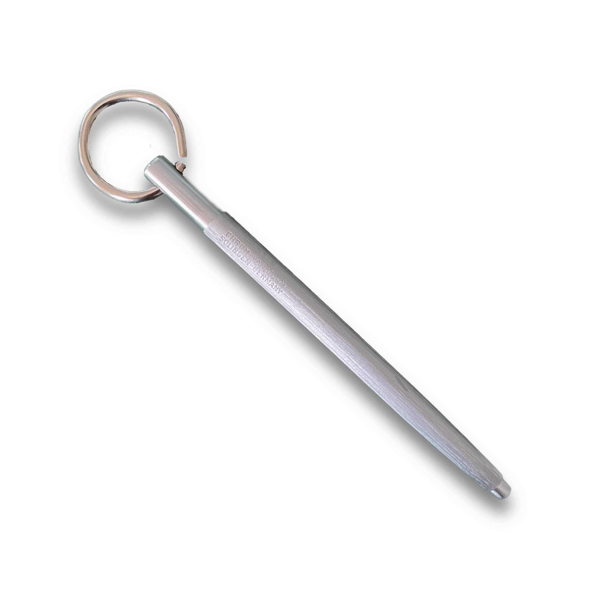 Sharpening Steel with Steel Ring, 6 inches