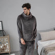 Men's Hooded Warm And Thickened Pajamas Suit