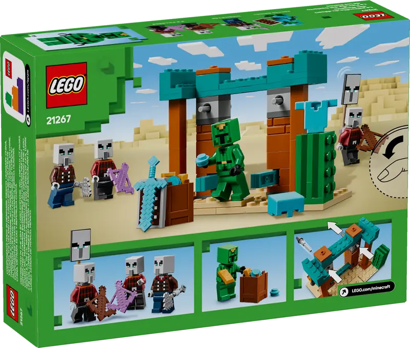LEGO - 21267 - MINECRAFT - La patrouille du désert des Illagers - 105 pièces
