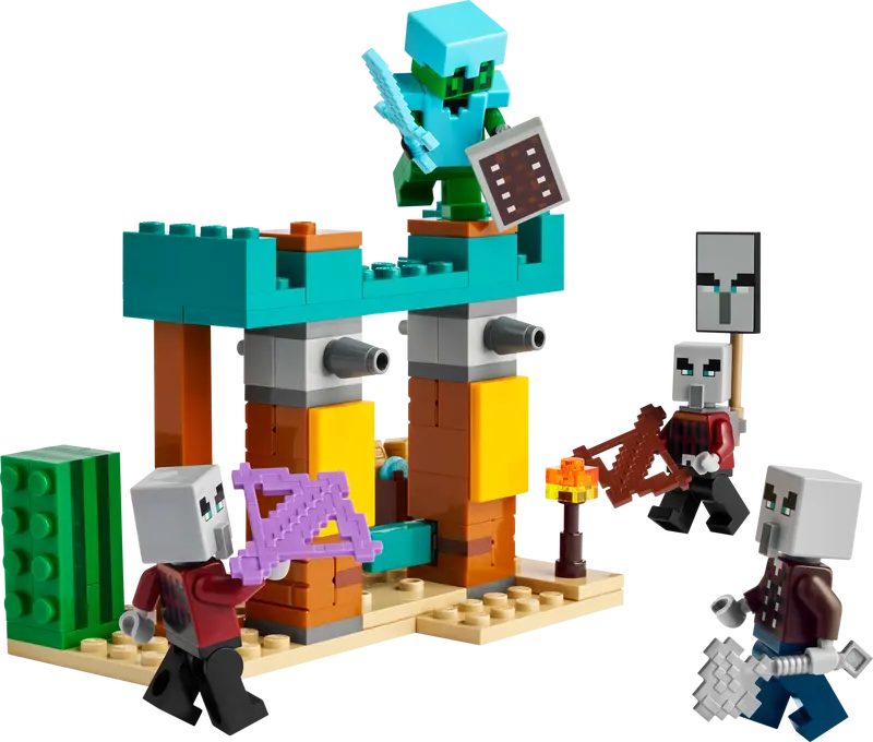 LEGO - 21267 - MINECRAFT - La patrouille du désert des Illagers - 105 pièces