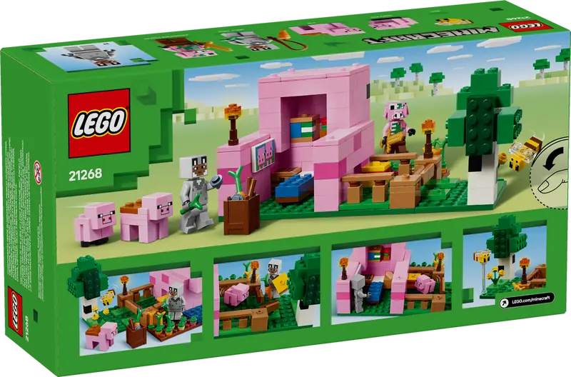 LEGO - 21268 - MINECRAFT - La maison du petit cochon - 238 pièces