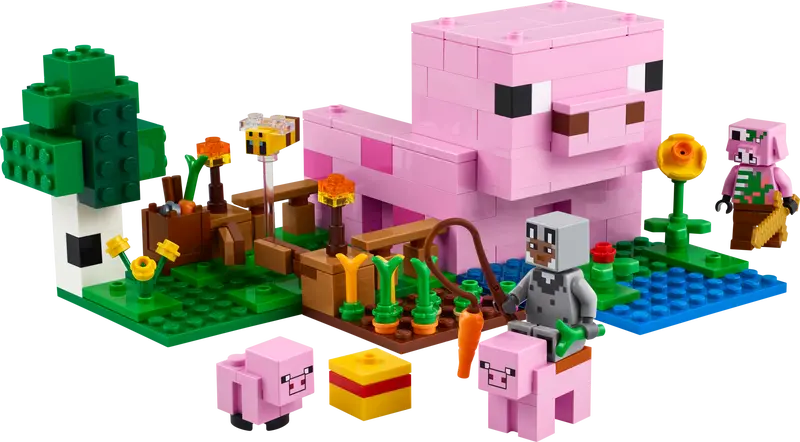 LEGO - 21268 - MINECRAFT - La maison du petit cochon - 238 pièces