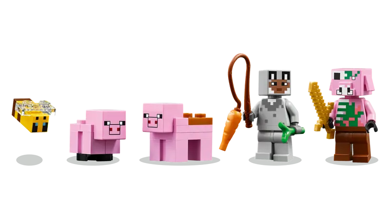 LEGO - 21268 - MINECRAFT - La maison du petit cochon - 238 pièces