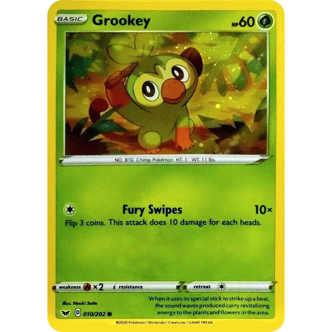 Grookey - 010/202 (Cosmos Holo) (010/202) (BLE)