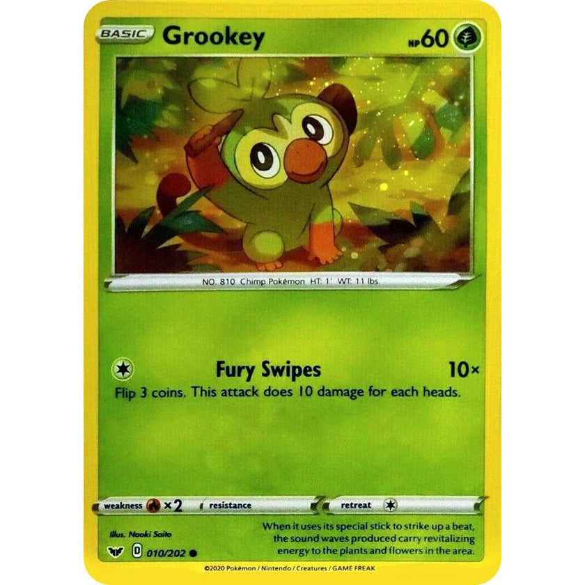 Grookey - 010/202 (Cosmos Holo) (010/202) (BLE)