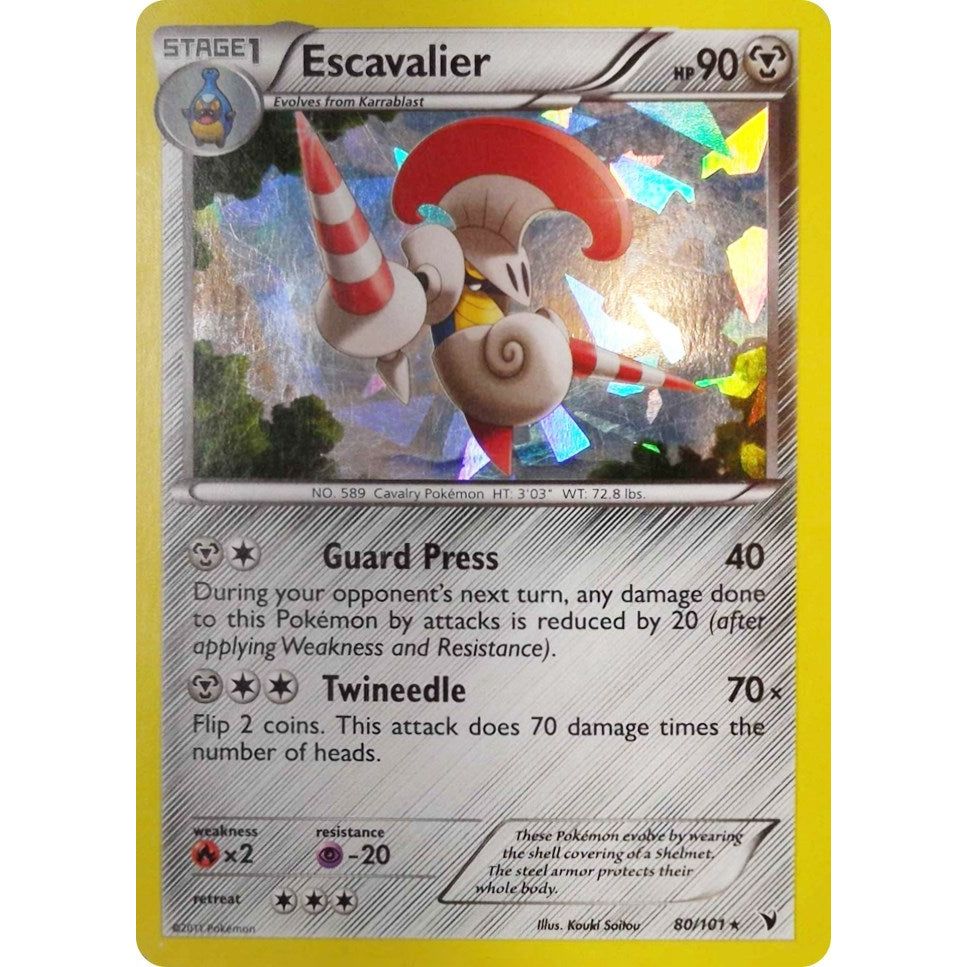 Escavalier - 80/101 (Cracked Ice Holo) (080/101) (PR)