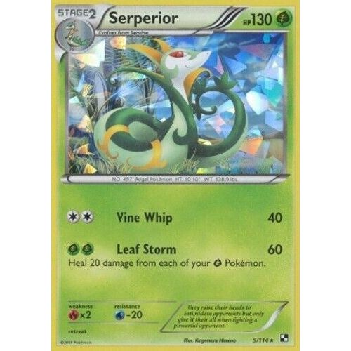 Serperior - 5/114 (Cracked Ice Holo) (005/114) (PR)