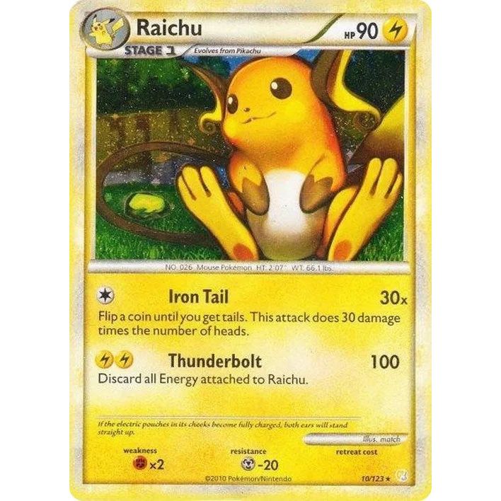Raichu - 10/123 (Cracked Ice Holo) (010/123) (PR)