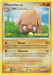 Piloswine - 46/100 (Prerelease) [Staff] - Nintendo Promos