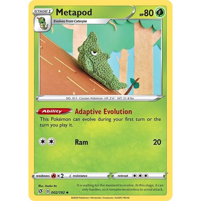 Metapod (002/192) (SWSH02)