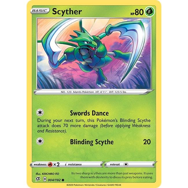 Scyther (004/192) (SWSH02)