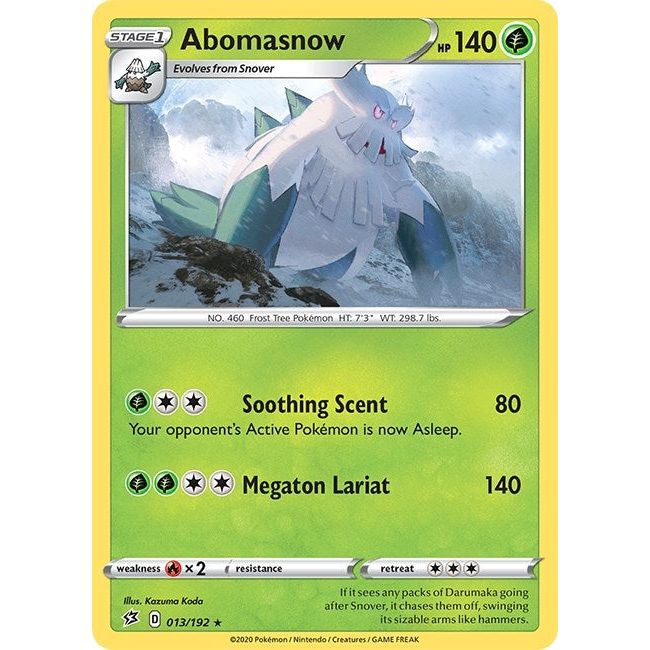 Abomasnow (013/192) (SWSH02)