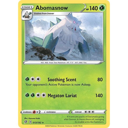Abomasnow (013/192) (SWSH02)