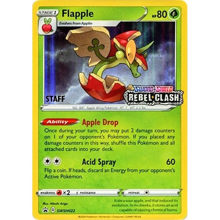 Flapple - SWSH022 (Prerelease) [Staff] (SWSH022) (SWSD)