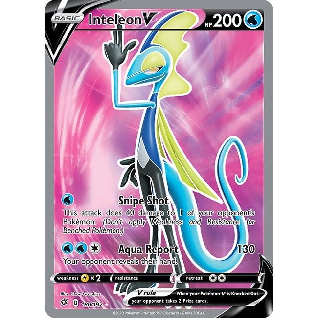 Inteleon V (Full Art) (180/192) (SWSH02)