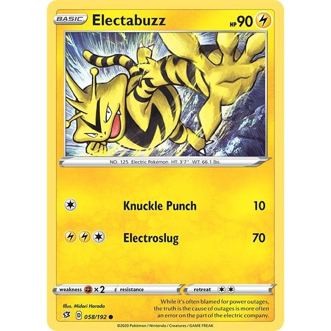 Electabuzz (058/192) (SWSH02)