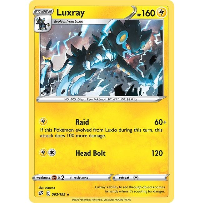 Luxray (062/192) (SWSH02)