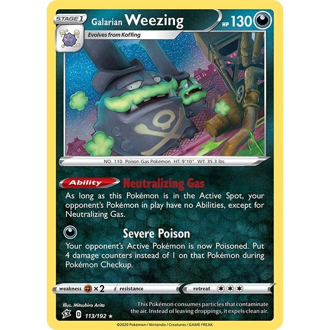 Galarian Weezing (113/192) (SWSH02)