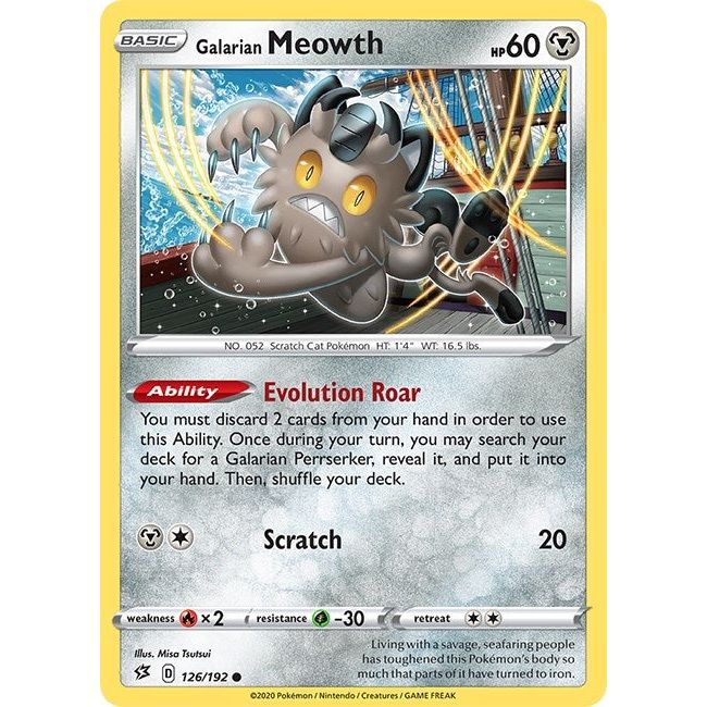 Galarian Meowth (126/192) (SWSH02)
