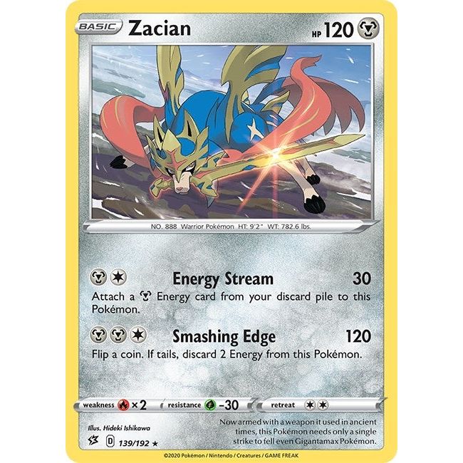 Zacian (139/192) (SWSH02)