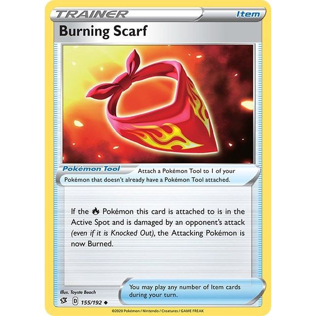 Burning Scarf (155/192) (SWSH02)