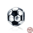 925 Sterling Silver Sports Ball DIY Bracelet Bead – Volleyball Football Baseball Tennis