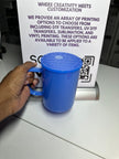 Neon Glass Mug 17oz - Customizable Blank Mug for Sublimation & Vinyl