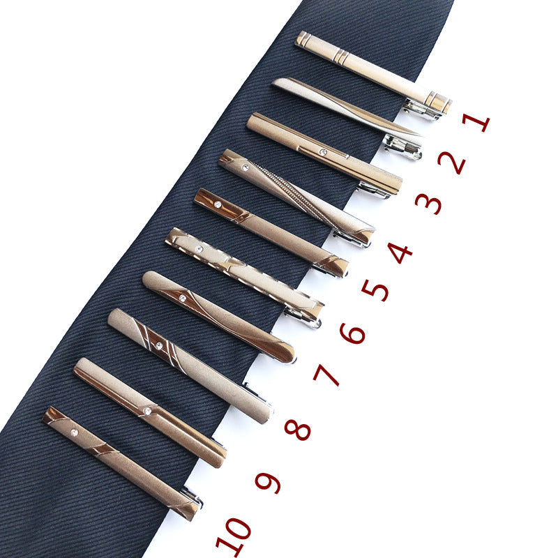 Men's Silver Tie Clip – Formal Metal Alloy Tie Bar for Business & Weddings | Canada & USA