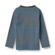 Long Sleeve T-shirt Stig | Bright Blue Stripe | Wheat Kids