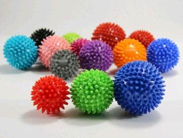 Hard thorn massage ball hand holding thorn ball touch training ball pvc acupressure massage ball yoga ball