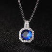 Perfume Bottle Pendant Necklace Women's Full Diamond