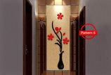 Creative vase acrylic 3D wall sticker Home Wall Decals