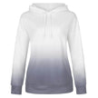 Women Tie-dye print hooded long sleeves