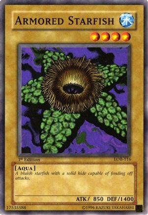 Armored Starfish (LOB-116) - The Legend of Blue Eyes White Dragon Unlimited