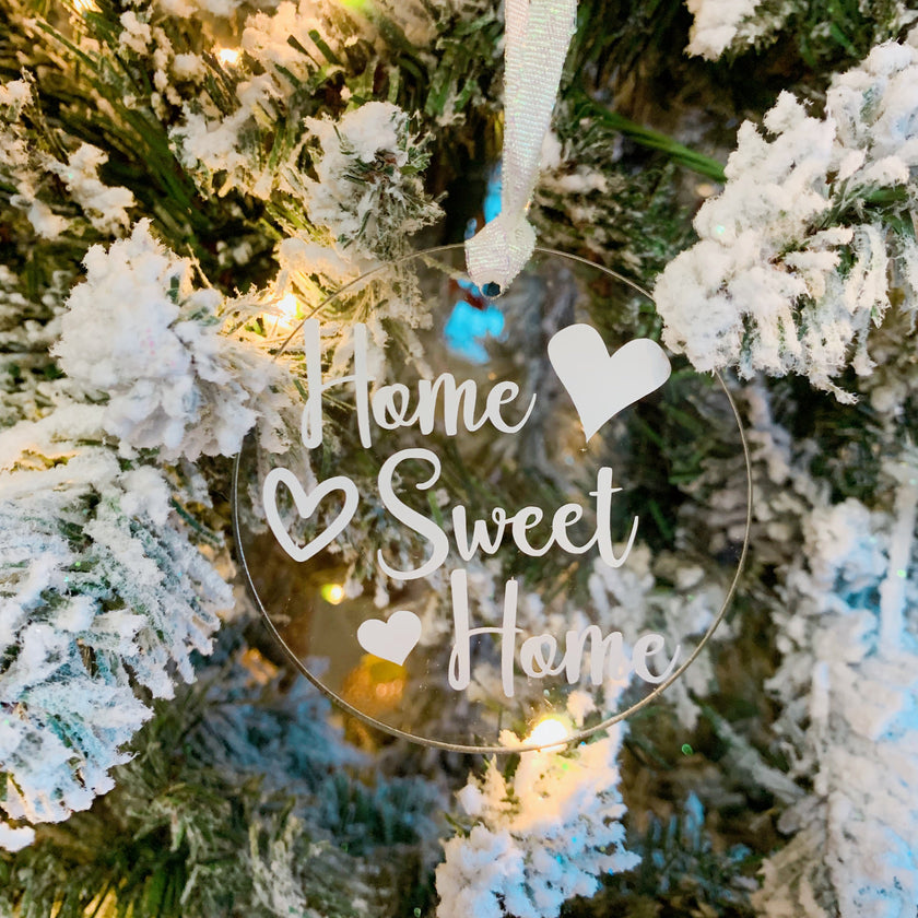 Home Sweet Home Christmas Ornament