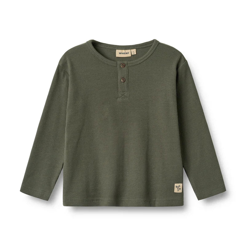 Long Sleeve Morris T | Winter Forest | Wheat Kids