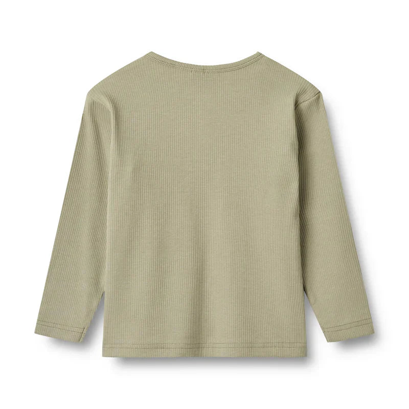 Morris T-Shirt | Green Tea | Wheat Kids