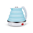 Foldable Silicone Electric Travel Kettle, 555ml, 700W, Blue Pink White