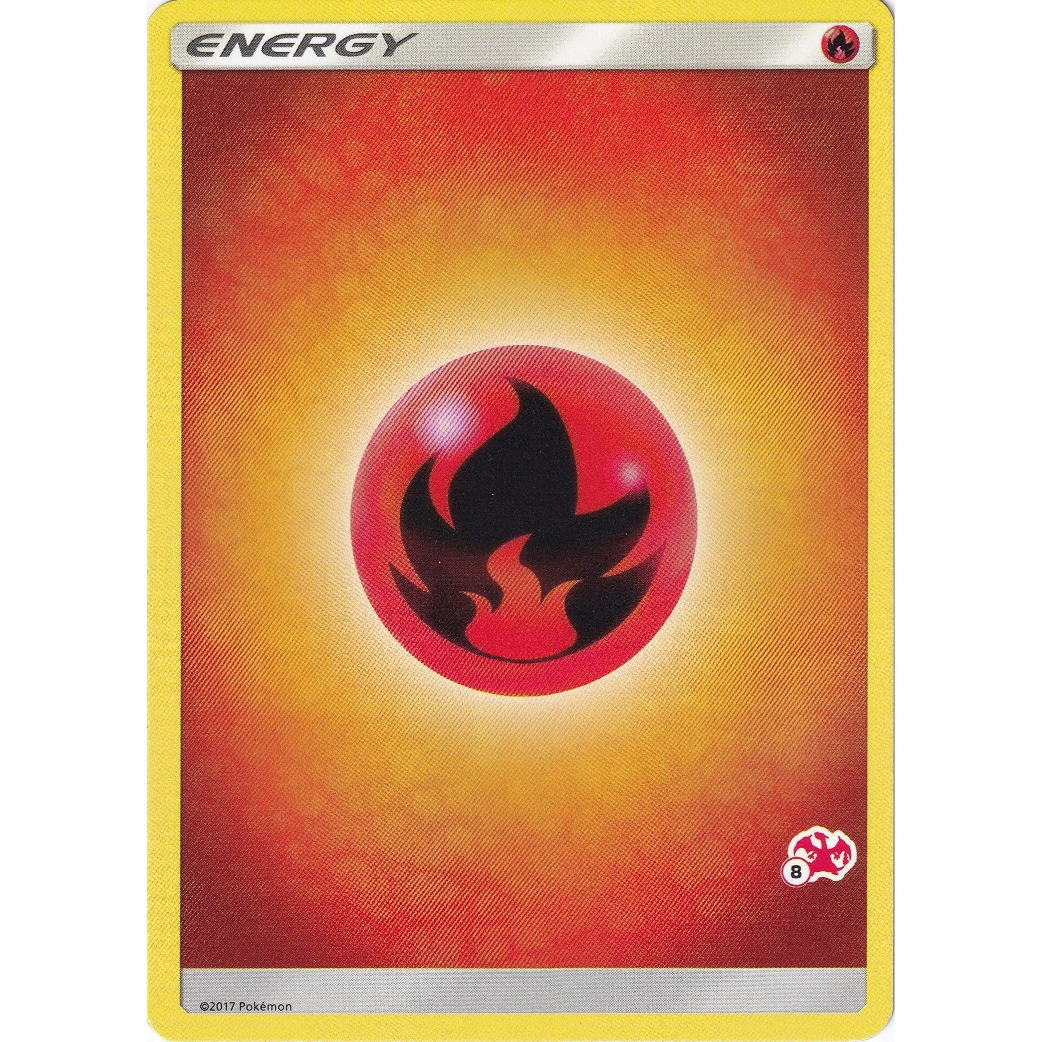 Fire Energy (#8 Charizard Stamped) (BTA)