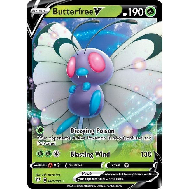 Butterfree V (001/189) (SWSH03)