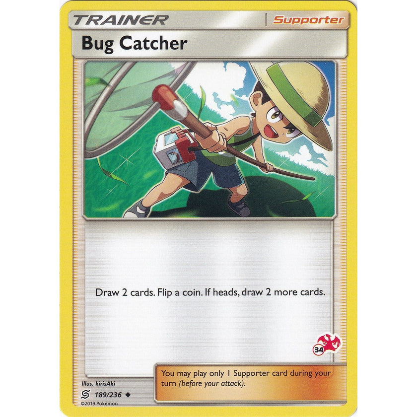 Bug Catcher - 189/236 (#34 Charizard Stamped) (189/236) (BTA)