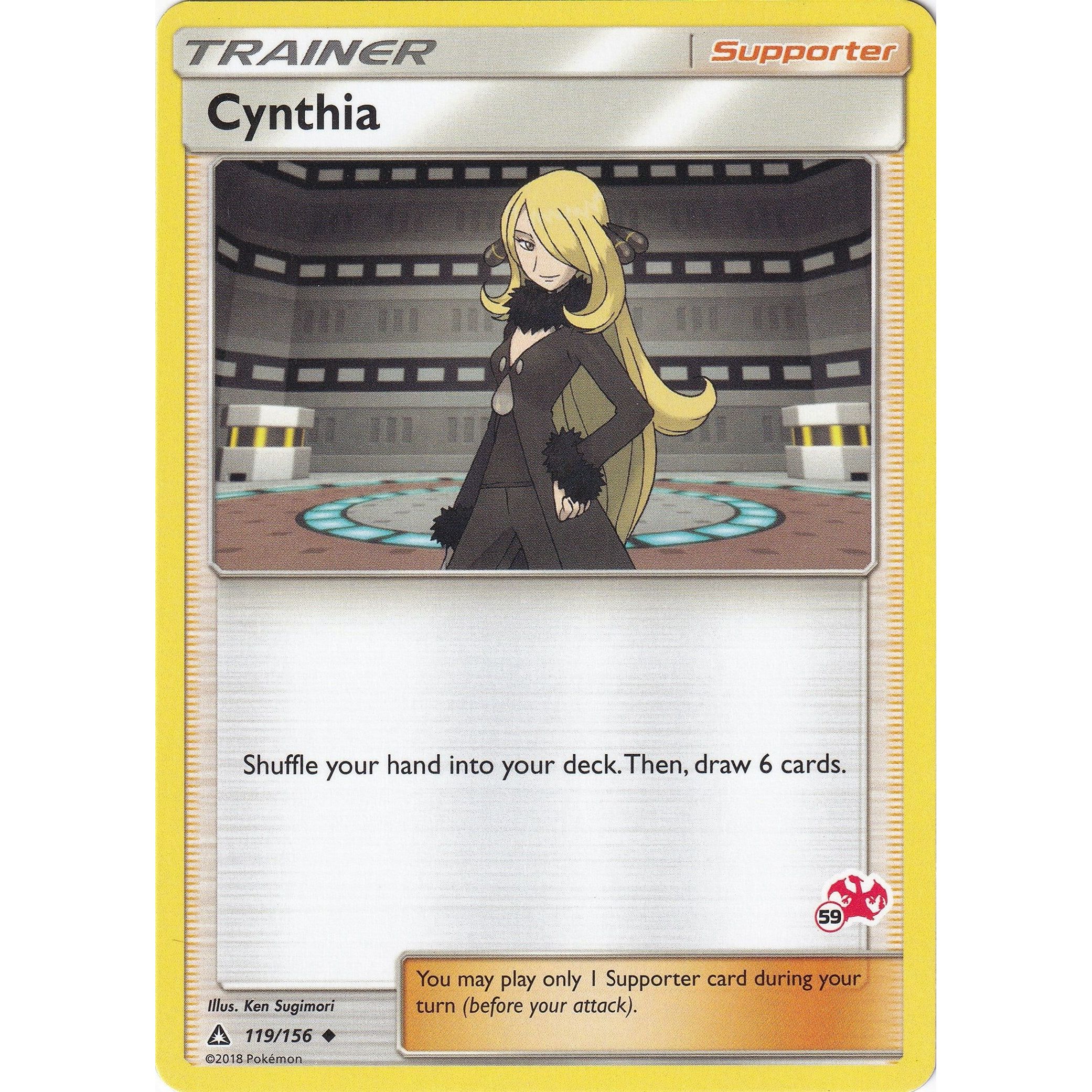 Cynthia - 119/156 (#59 Charizard Stamped) (119/156) (BTA)