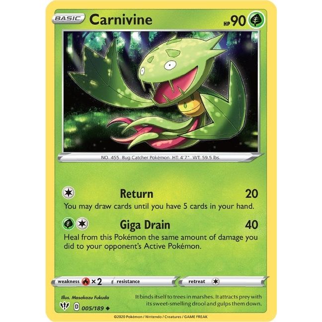 Carnivine (005/189) (SWSH03)